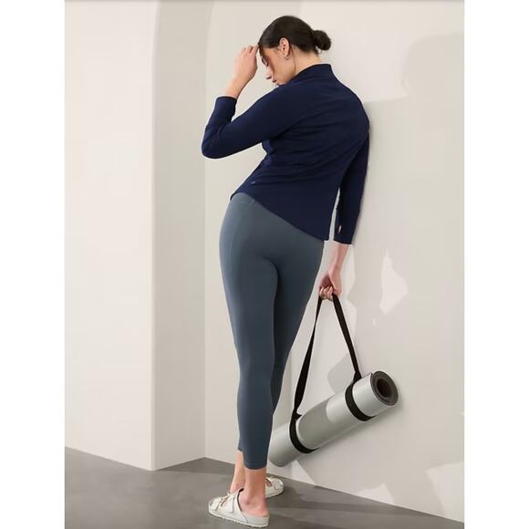 ATHLETA Womens SALUTATION JACKET Navy Blue Full Zip Size XXS - Picture 11 of 16